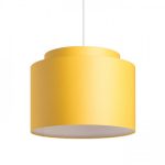 DOUBLE 40/30 shade Chintz apricot/white PVC max. 23W