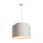 DOUBLE 40/30 shade Chintz light grey/white PVC max. 23W - Image 2