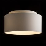 DOUBLE 55/30 shade Chintz light grey/white PVC max. 23W — изображение 4
