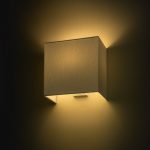 LOPE W 25/14 wall  Chintz light grey/white PVC 230V LED E27 15W - Image 4