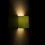 LOPE W 25/14 wall Chintz lime/white PVC 230V LED E27 15W - Image 4