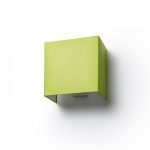 LOPE W 25/14 wall Chintz lime/white PVC 230V LED E27 15W