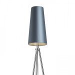 CONNY 15/30 table shade  Monaco petrol blue/silver PVC  max. 23W - Image 4