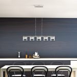 ESTRA V pendant white clear glass 230V LED 5x5W  3000K - Image 2