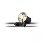 FAX for 3-circuit tracks black  230V LED GU10 12W - Image 5