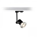 FAX for 3-circuit tracks black  230V LED GU10 12W