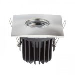 WATERBOY SQ   matt nickel 230V LED 10W 40° IP65  3000K - Image 4