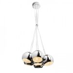 ASTROMET VII pendant  chrome 230V LED E27 7x11W - Image 2