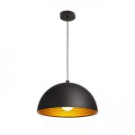 CARISSIMA 40 pendant matte black/gold  230V LED E27 15W