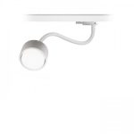 PIXIE on goose neck for 3-circuit tracks white 230V LED GX53 7W - Image 5