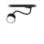 PIXIE on goose neck for 3-circuit tracks black 230V LED GX53 7W - Image 5