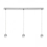 MORE 80 pendant ceiling base  chrome 230V LED E27 3x15W