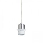 MORE 80 pendant ceiling base  chrome 230V LED E27 3x15W - Image 2