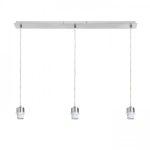 MORE 80 pendant ceiling base  chrome 230V LED E27 3x15W - Image 4