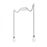KOMBIX 2 pendant set WB+BC+CHF   230V LED E27 2x15W