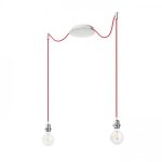 KOMBIX 2 pendant set CHB+RC+CHF 230V LED E27 2x15W