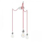 KOMBIX 3 pendant set CHB+RC+CHF   230V LED E27 3x15W
