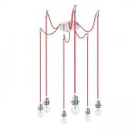 KOMBIX 6 pendant set CHB+RC+CHF   230V LED E27 6x15W - Image 4