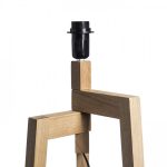 WOODY table lamp base  oak 230V LED E27 15W - Image 4