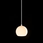 COPA pendant opal-colored glass 230V LED E27 11W - Image 2