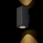 MIZZI SQ II wall anthracite grey  230V LED 2x12W 46° IP54  3000K - Image 2