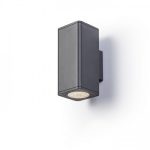 MIZZI SQ II wall anthracite grey  230V LED 2x12W 46° IP54  3000K - Image 5
