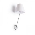 SILENCE wall white chrome 230V LED E27 15W