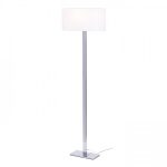 PLAZA floor white chrome 230V LED E27 15W