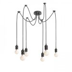 CINDY VI pendant black  230V LED E27 6x15W - Image 2