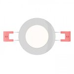 SLENDER R 8 recessed black chrome 230V LED 3W 3000K - Image 3