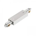 1F straight connector with feed-in silver grey  230V - Image 2