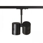 BEEBA II for 1-circuit tracks black  230V LED GU10 2x8W - Image 2