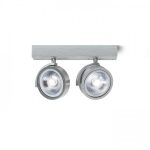 KELLY II wall  brushed aluminum 230V LED G53 2x15W - Image 4