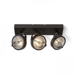 KELLY LED III wall black 230V LED 3x12W 24° 3000K - Image 3