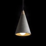 HEIDI pendant  concrete/wood 230V LED E27 11W - Image 3