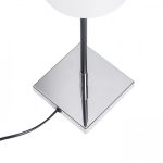 LULU table white/black chrome 230V LED E27 8W - Image 3