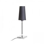 LULU table black chrome 230V LED E27 8W