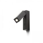 FADO I wall black 230V LED 3W 45° 4000K