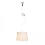 LEVITA pendant adjustable white chrome 230V LED E27 15W