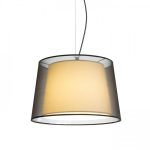 ESPLANADE pendant transparent black/white chrome 230V LED E27 15W - Image 4