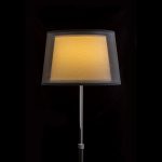 ESPLANADE floor transparent black/white chrome 230V LED E27 15W - Image 5