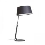 RITZY table black chrome 230V LED E27 15W