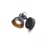 ROSITA I wall black/gold 230V LED GU10 9W