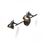 ROSITA II wall black/gold 230V LED GU10 2x9W - Image 5