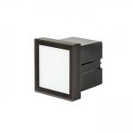 DEJAVU SQ 9 recessed black 230V LED 3.5W IP65 3000K - Image 2