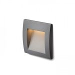 GORDIQ S recessed anthracite grey  230V LED 1.5W IP65  3000K