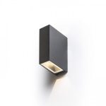 UKKO wall black 230V LED 2x3W 55° IP54 3000K - Image 3