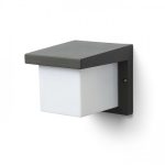 HIDE SQ wall anthracite grey  230V LED E27 15W IP44 - Image 4