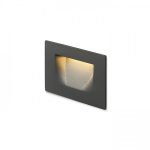 PER recessed anthracite grey 230V LED 3W IP54 3000K