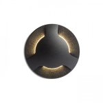 KICK III recessed black 230V LED 3W IP54 3000K - Image 3